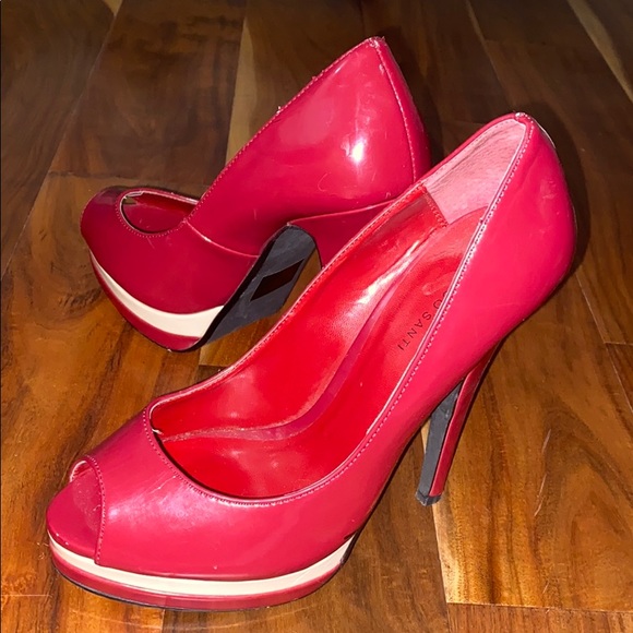 Red Marco Santi Platform Stilettos sz 9 - Picture 4 of 7